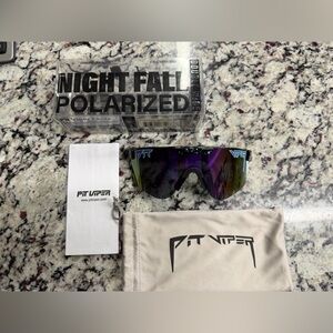 PIT VIPER NIGHTFALL POLARIZED SUNGLASSES (DOUBLE WIDE)